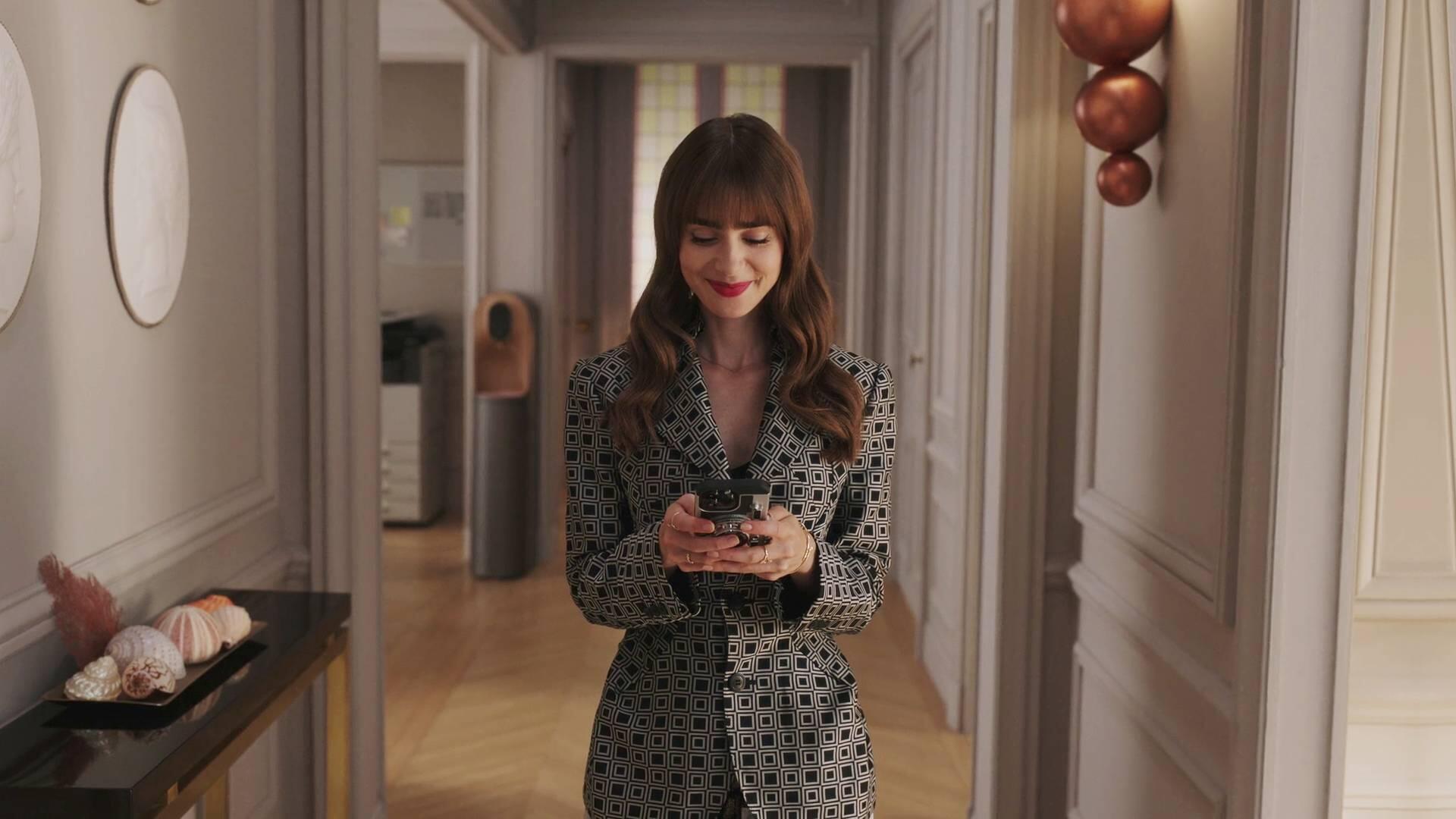 Lily Collins - Emily In Paris | Season 3 Episode 7 | Lily Collins style
