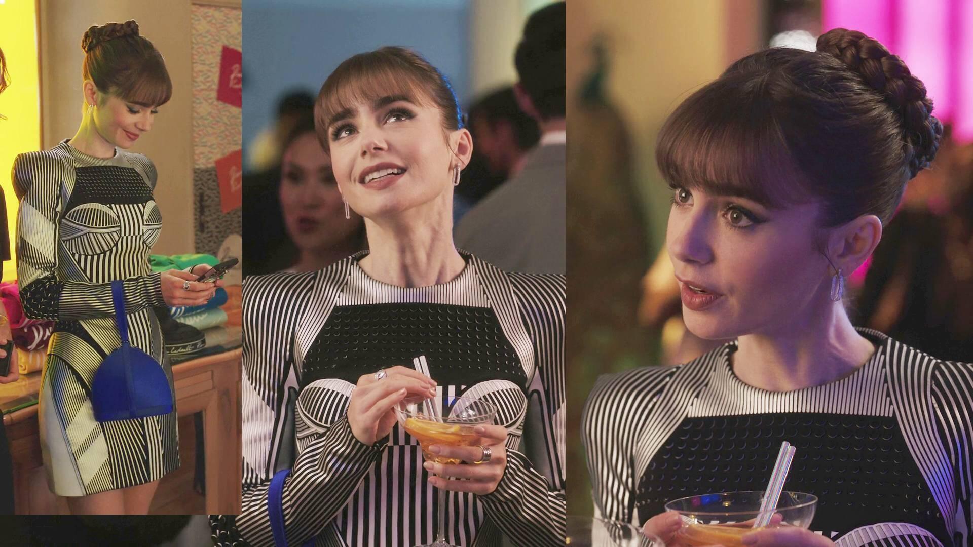 Lily Collins - Emily In Paris | Season 3 Episode 8 | Lily Collins style