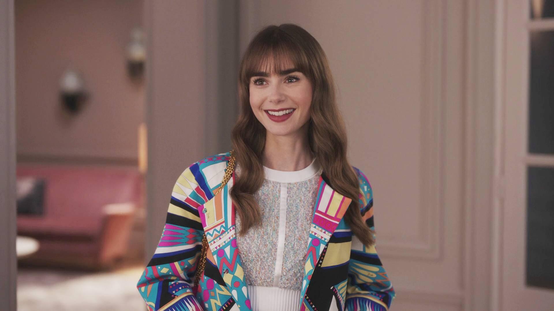 Lily Collins - Emily In Paris | Season 3 Episode 9 | Lily Collins style