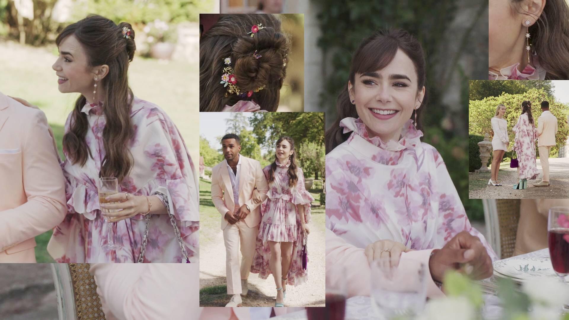 Lily Collins - Emily In Paris | Season 3 Episode 10 | Lily Collins style