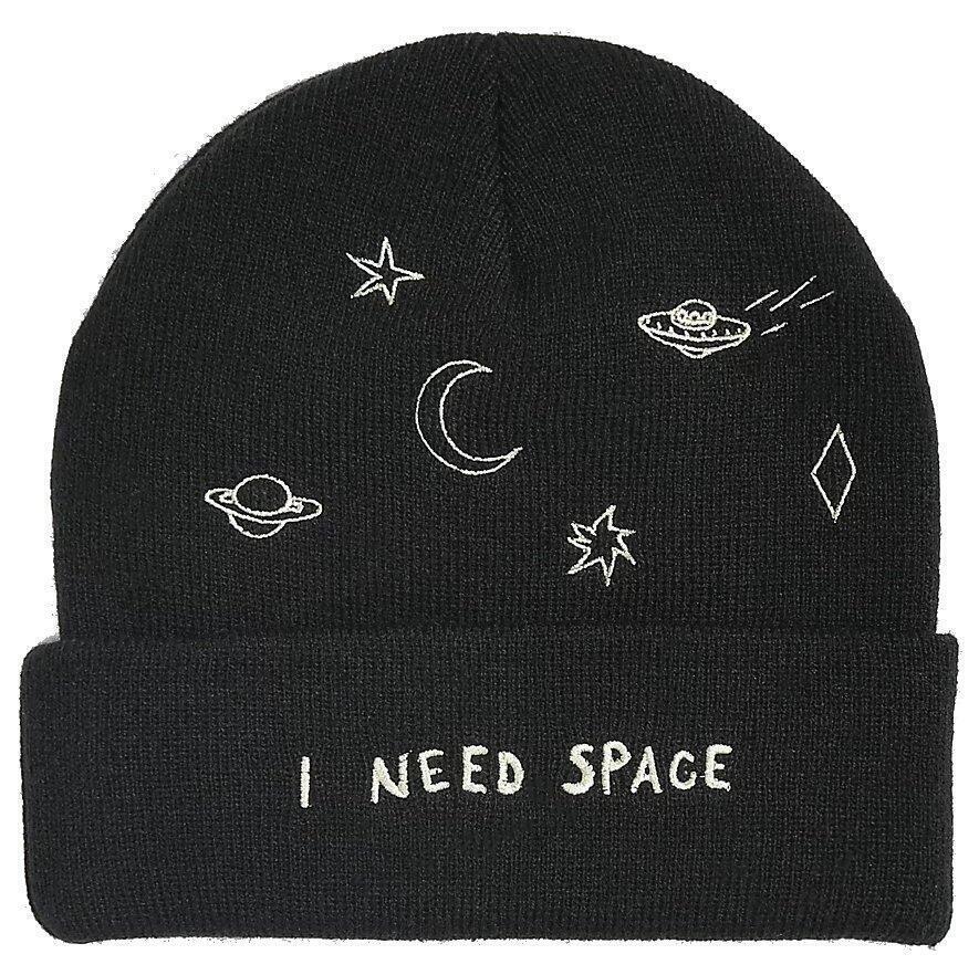 I Need Space Beanie (Black) | style