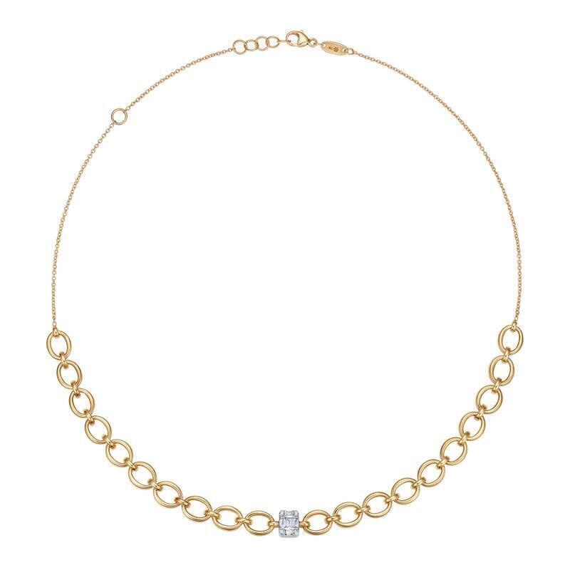 Catena Illusion Necklace (Yellow Gold Diamond) | style