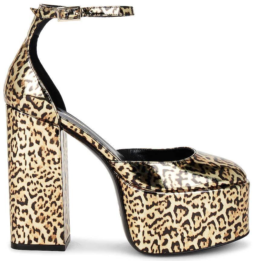 Dalilah Platform Sandals (Gold Cheetah) | style