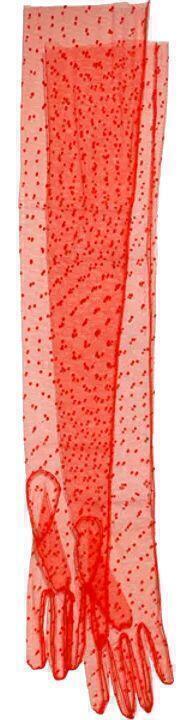 Ombre Gloves (Red Polka) | style