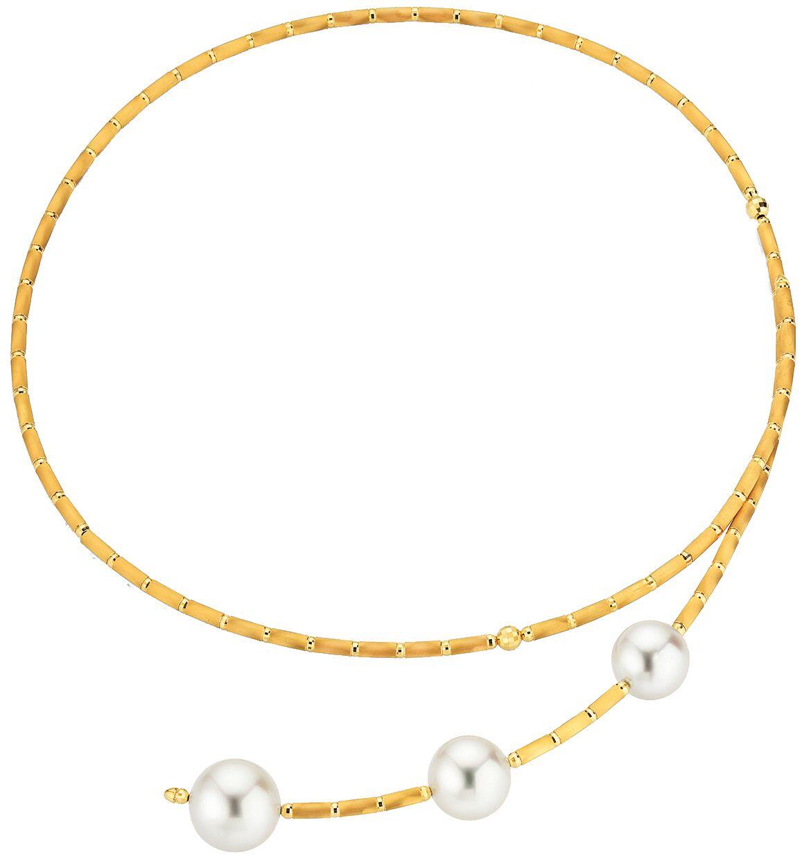 Silk Magnet Necklace (Yellow Gold) | style