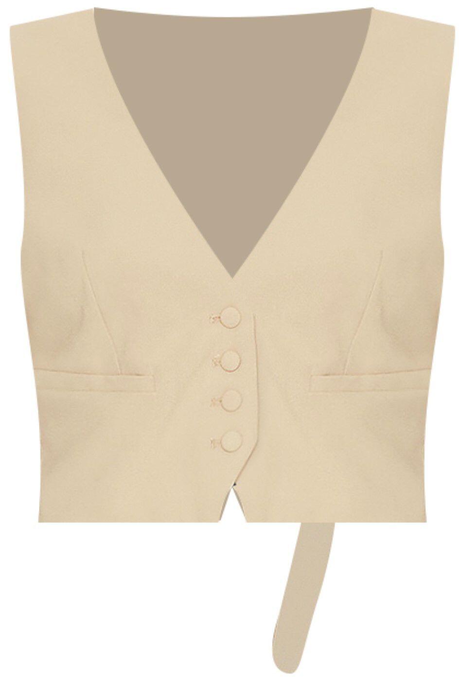 Callista Vest (Beige) | style