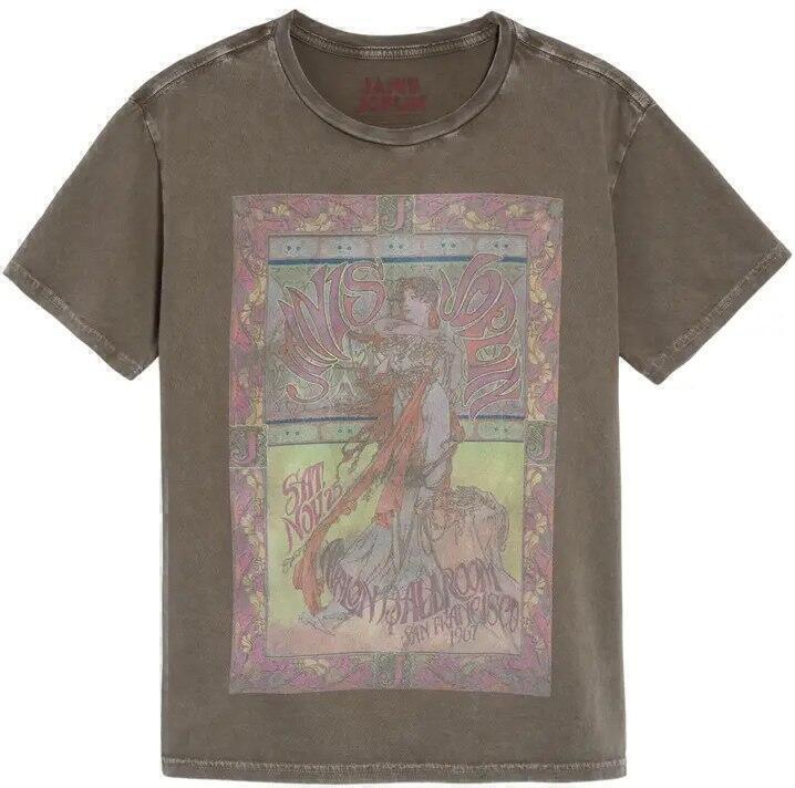 Janis Joplin T-Shirt (Black Ink) | style