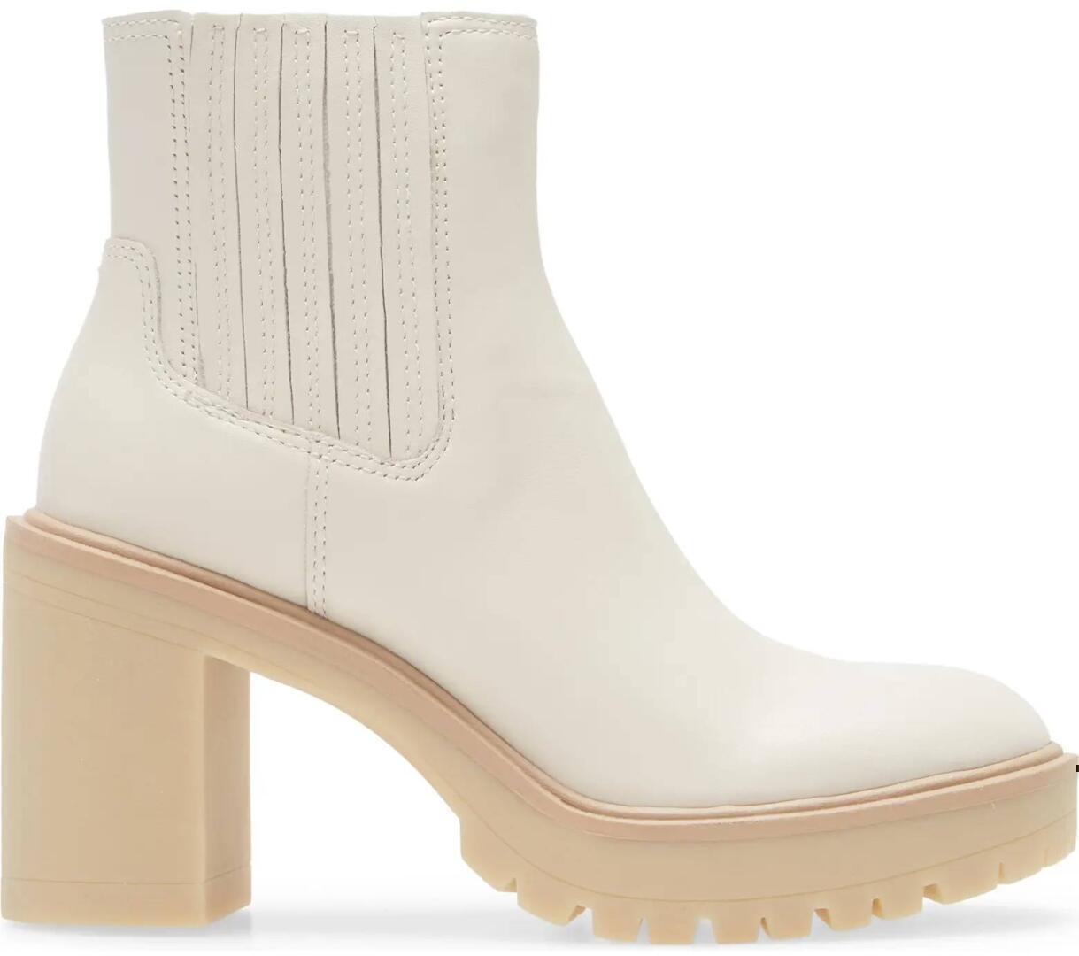 Caster Boots (Ivory Leather) | style