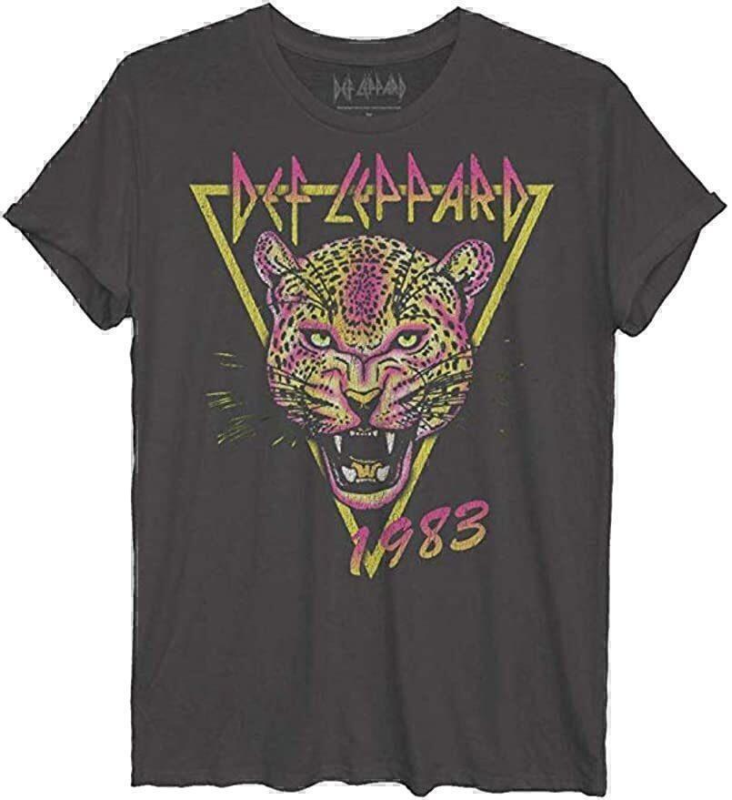 Def Leppard 1983 Tee (Neon Cat) | style