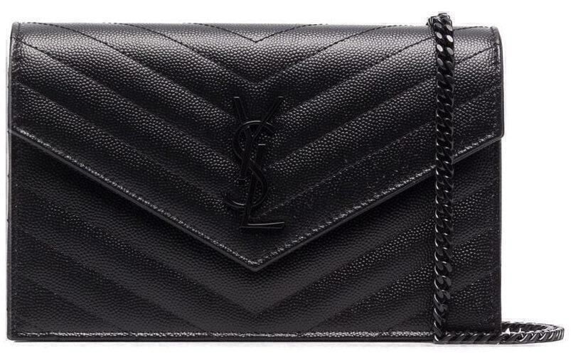 Monogram Bag (Black Quilted) | style