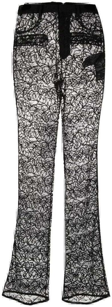 Pants (Black Floral Lace) | style