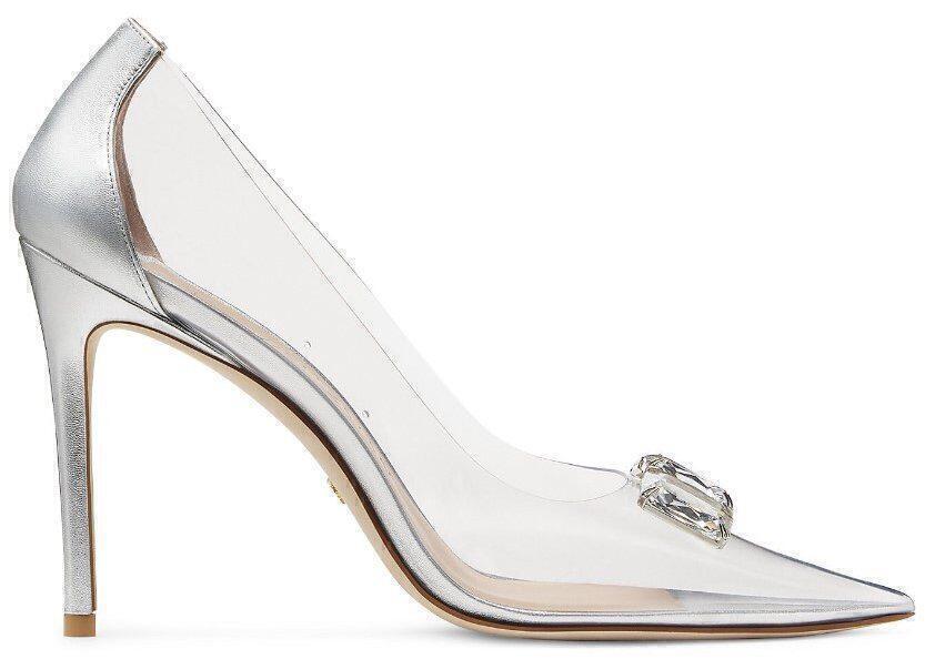 Crystal Pumps (Clear Silver) | style