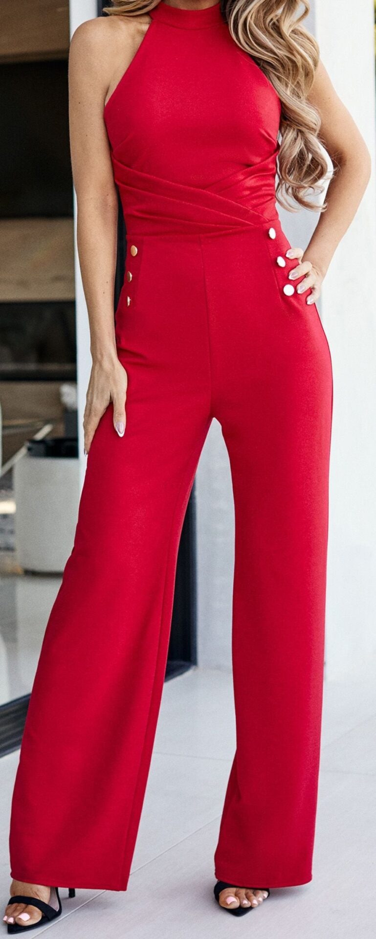 Jumpsuit (Red Gold) | style