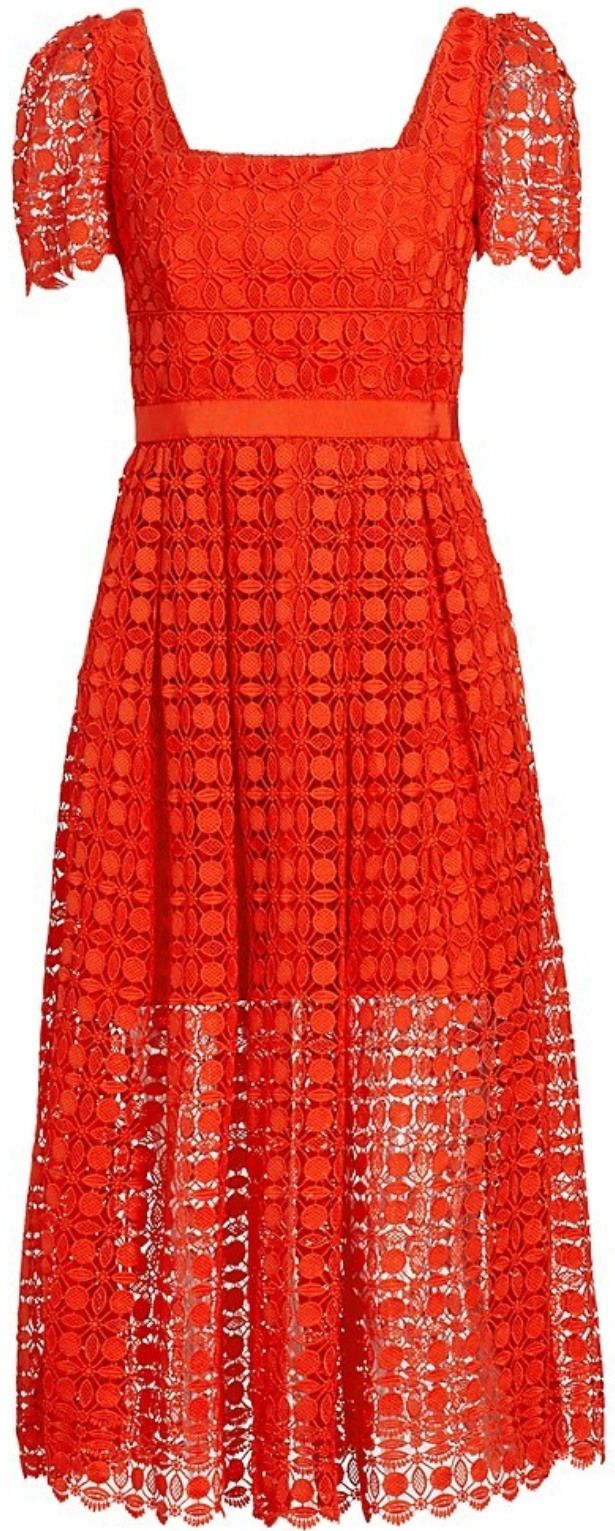Dress (Red Lace) | style