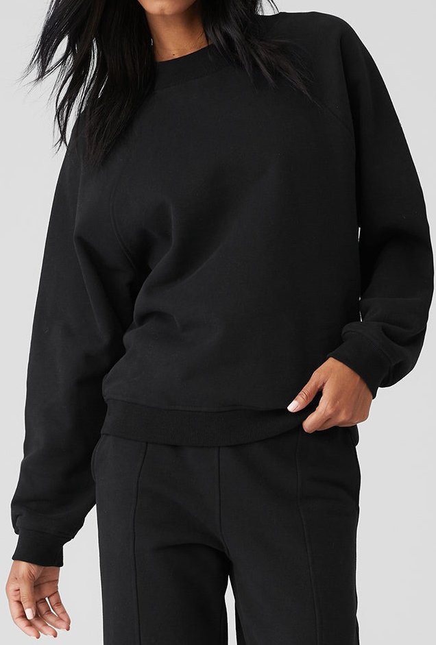 Heavy Weight Free Time Pullover (Black) | style