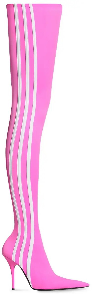 x adidas Knife Boots (Neon Pink White Matte) | style