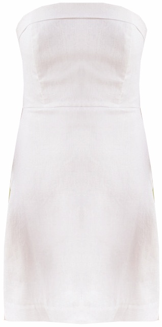 Aisle Dress (White Linen) | style