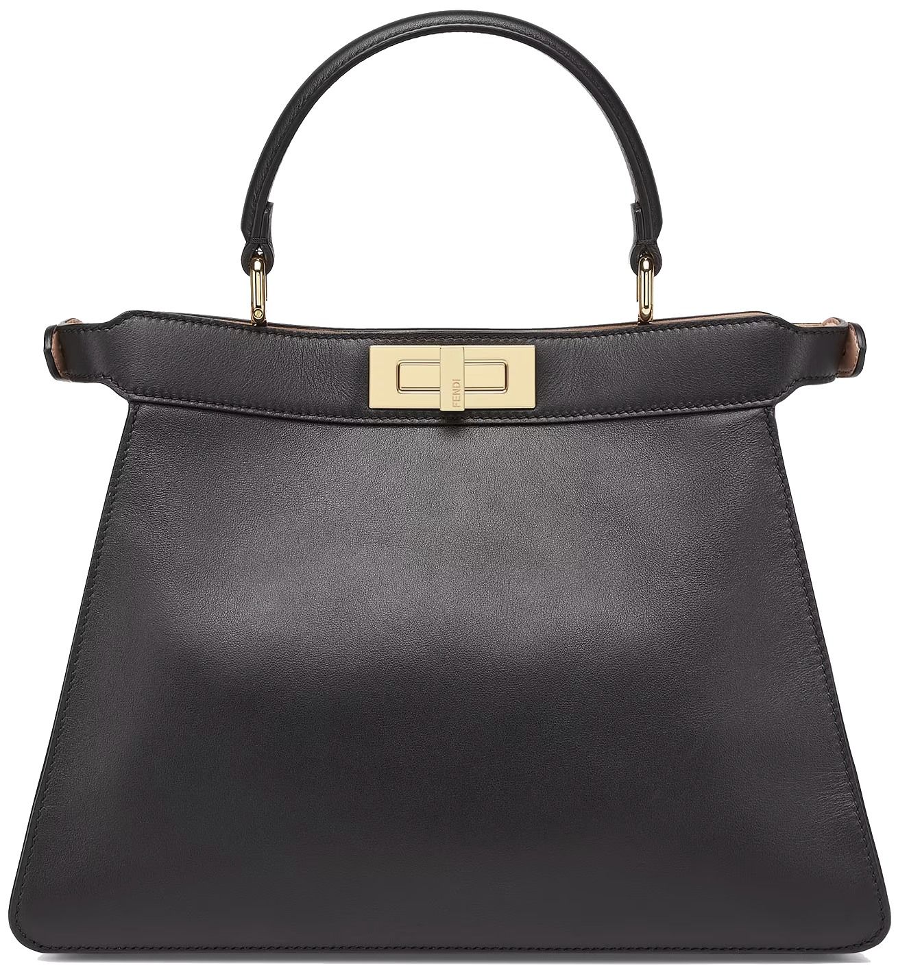 Peekabo ISeeU Bag (Rose Black Leather, Medium) | style