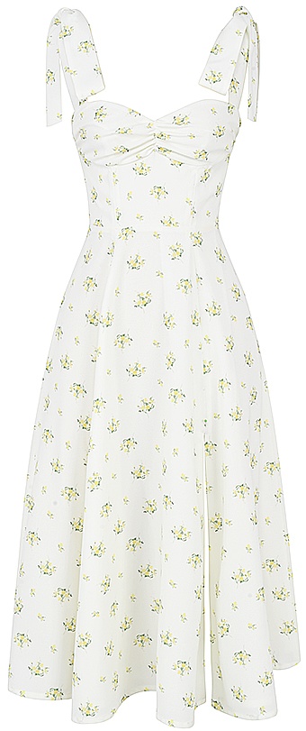 Alicia Dress (Ivory Floral) | style