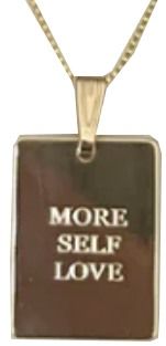 More Self Love Tag (Gold) | style
