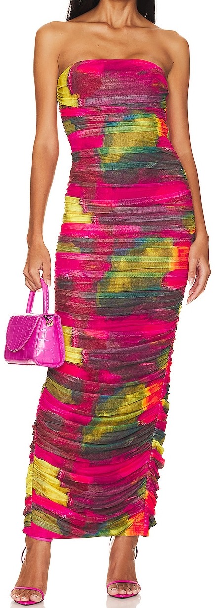 Miley Dress (Pink Multi) | style