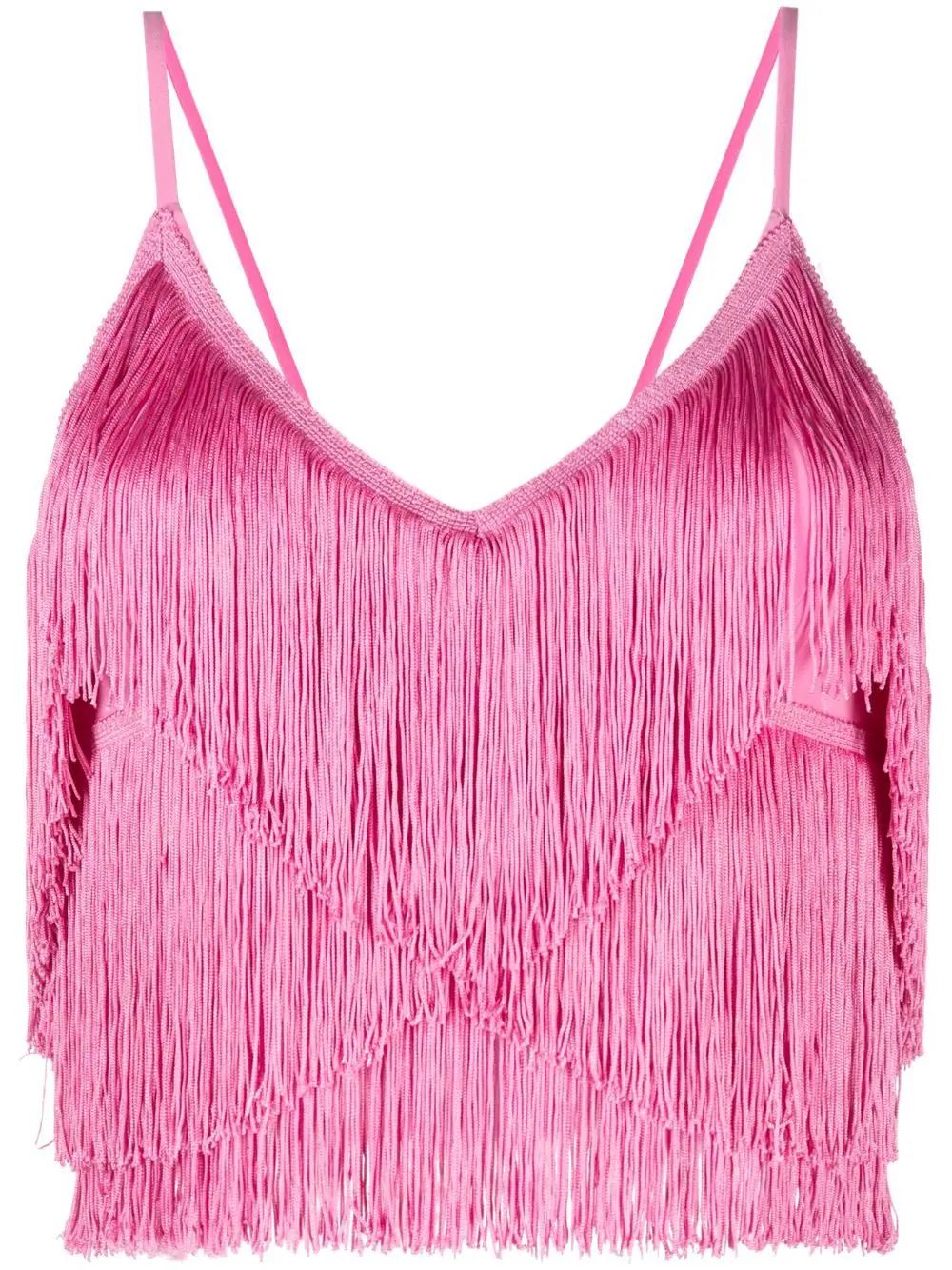 Top (Candy Pink Fringe) | style