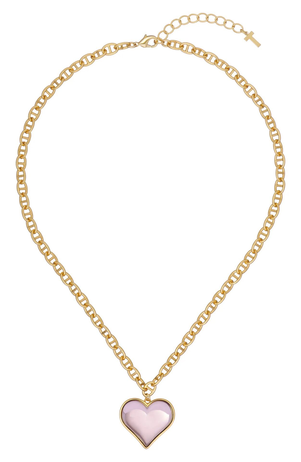 Haydenn Necklace (Gold Tone Lilac) | style
