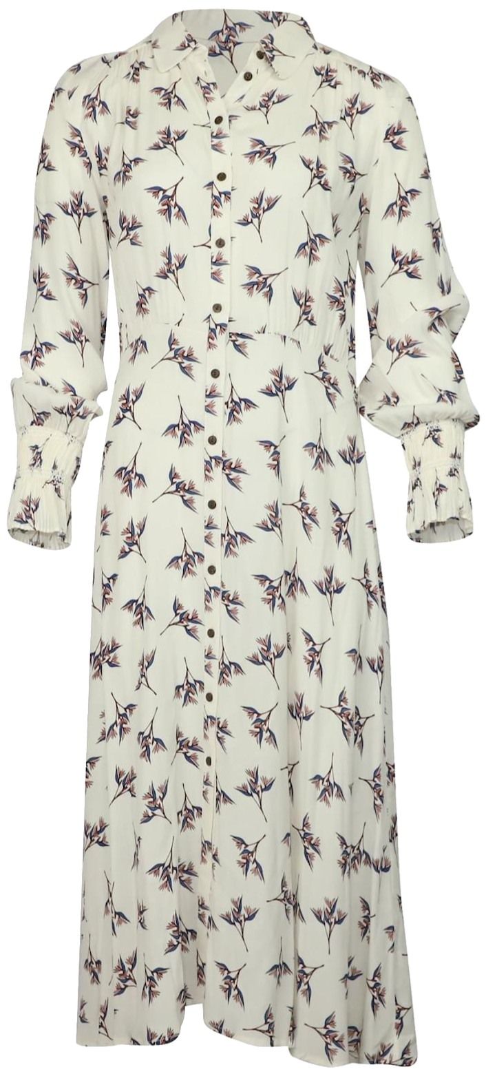 Dress (Viscose White Floral) | style