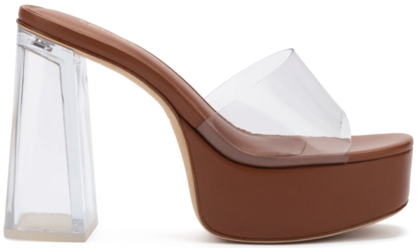 Dolly Mules (Caramel Lucite) | style