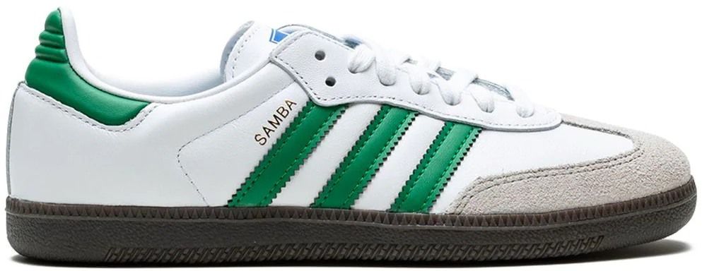 Samba OG Sneakers (Cloud White Green) | style