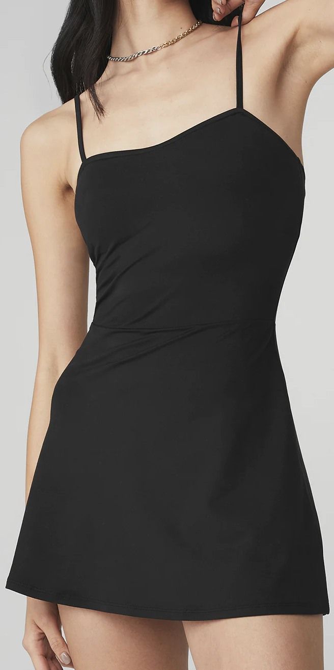 Alosoft Courtside Dress (Black) | style
