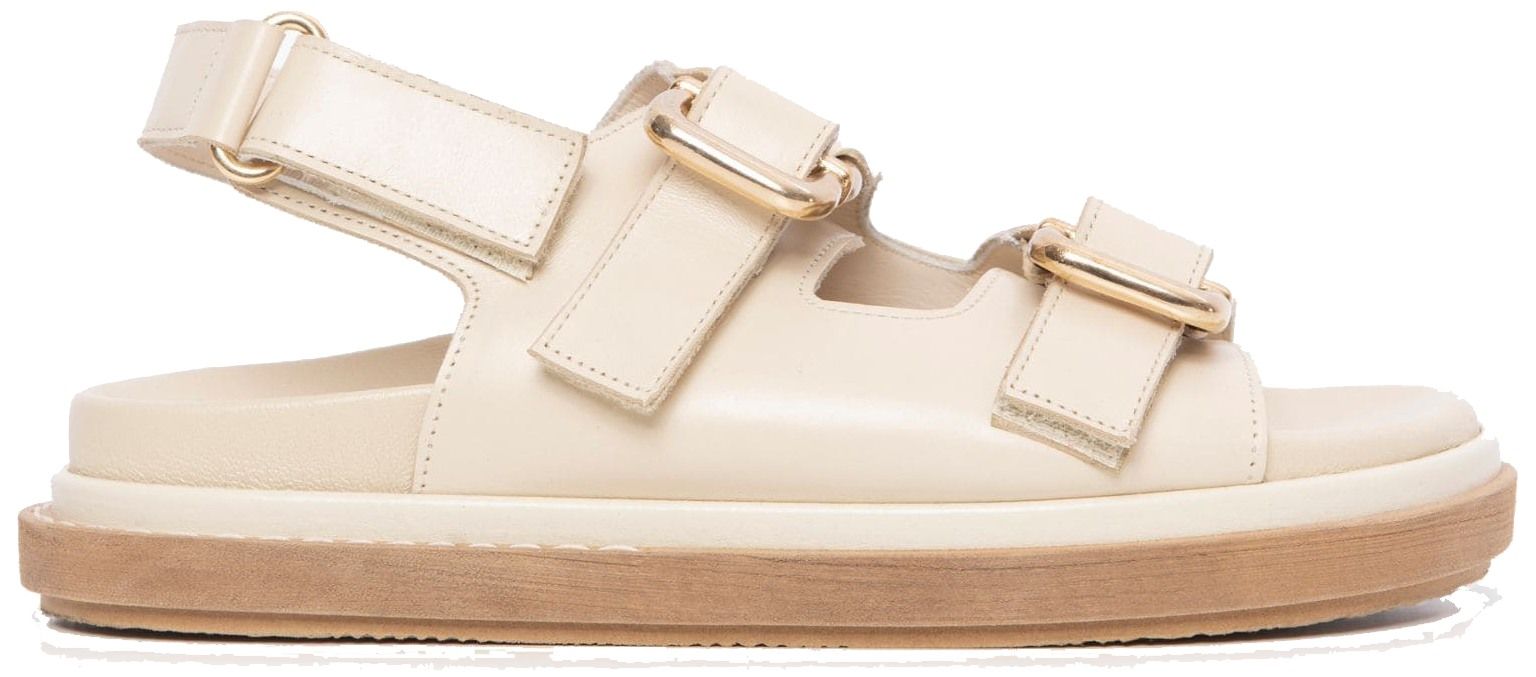Harper Sandals (Ivory Leather) | style
