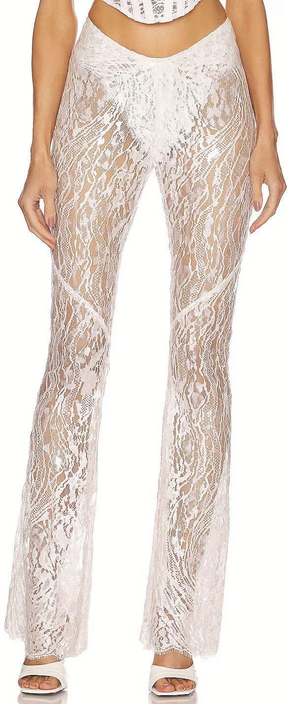 Pants (Ivory Wave Lace) | style