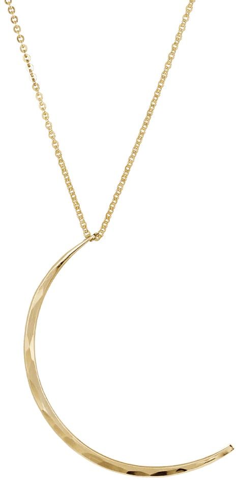 Luna Moon Necklace (Gold) | style