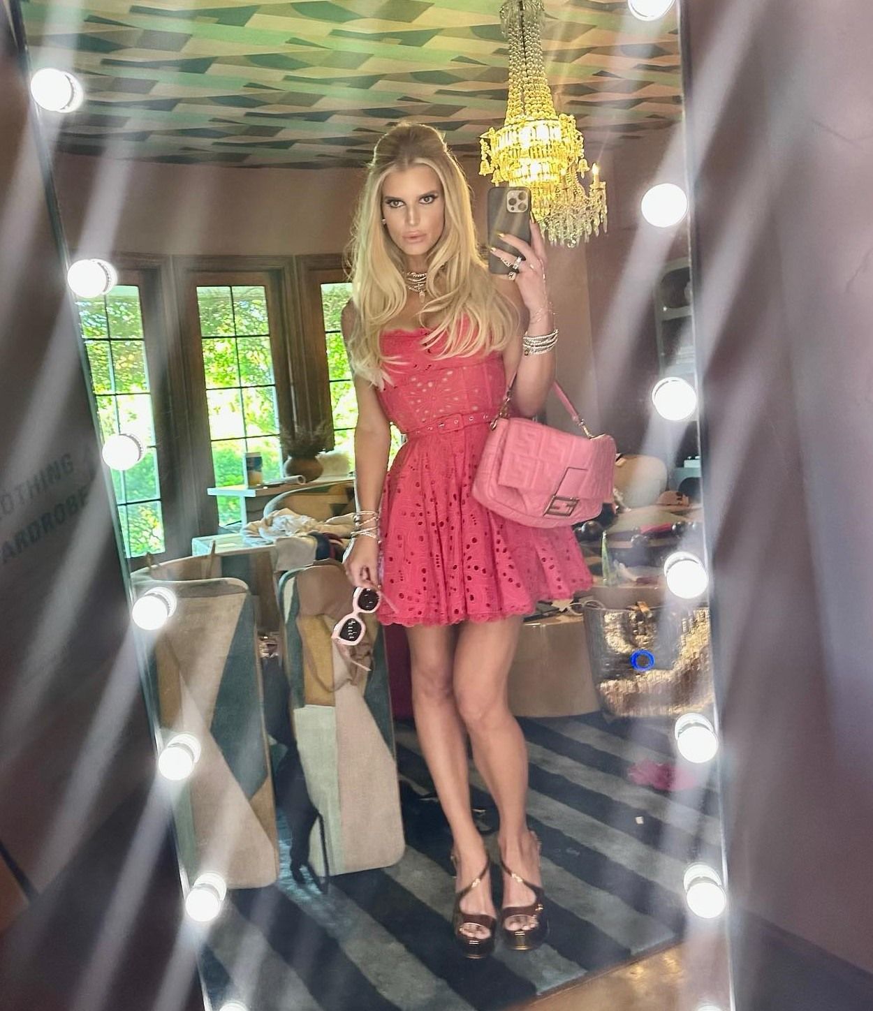 Jessica Simpson - Instagram post | Sofia Richie style