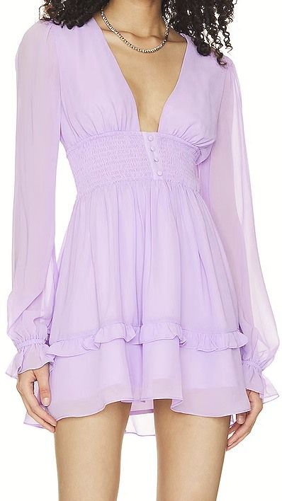 Arline Dress (Lilac Purple) | style
