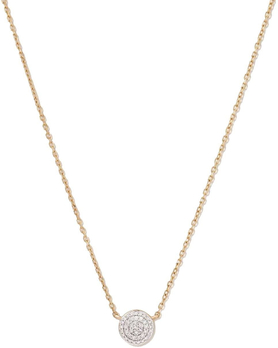 Round Necklace (Yellow Gold Diamond) | style