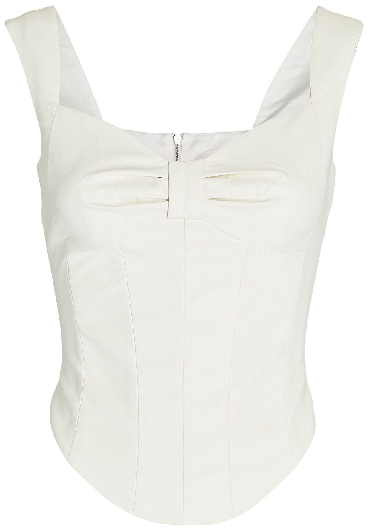 Corset (White Leather Bow) | style