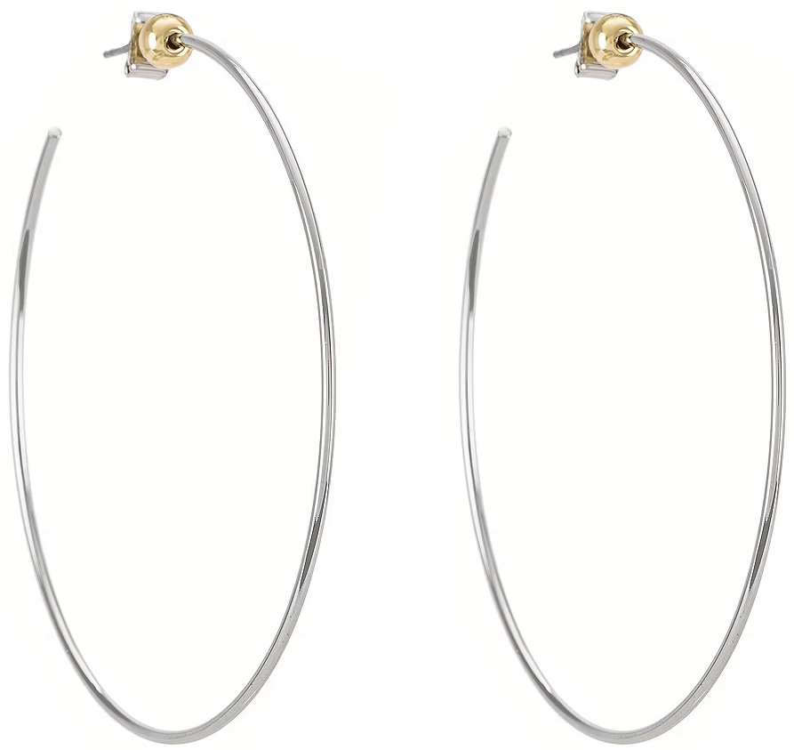 Icon Hoops (Silver Gold Mixed) | style
