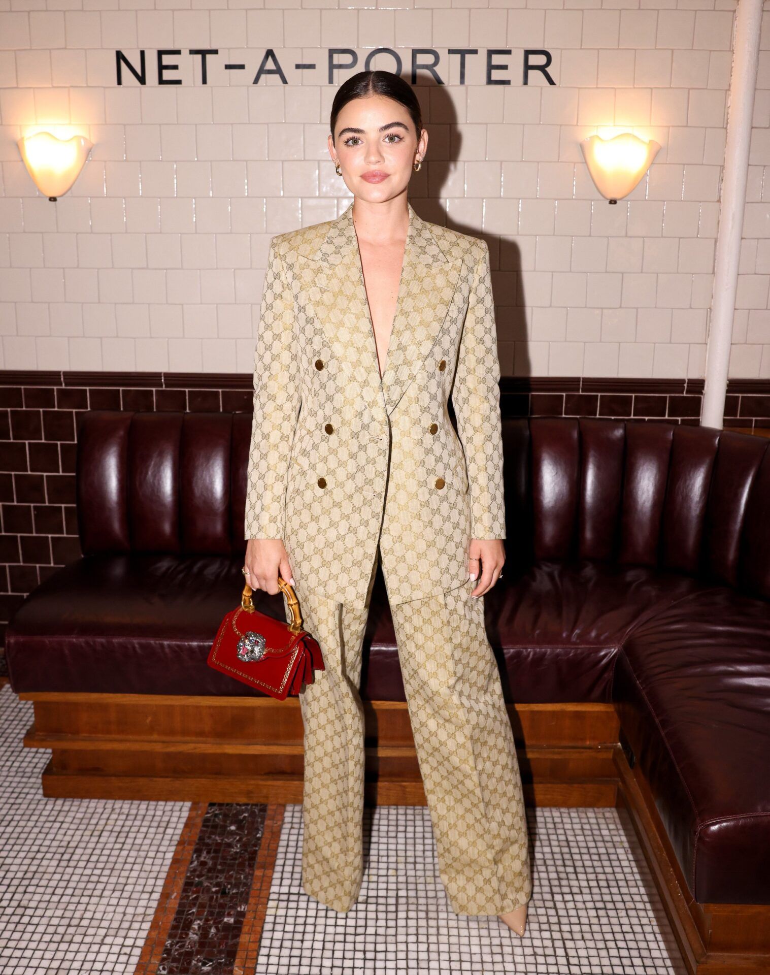 Lucy Hale - NYFW | Net-A-Porter | Blake Lively style