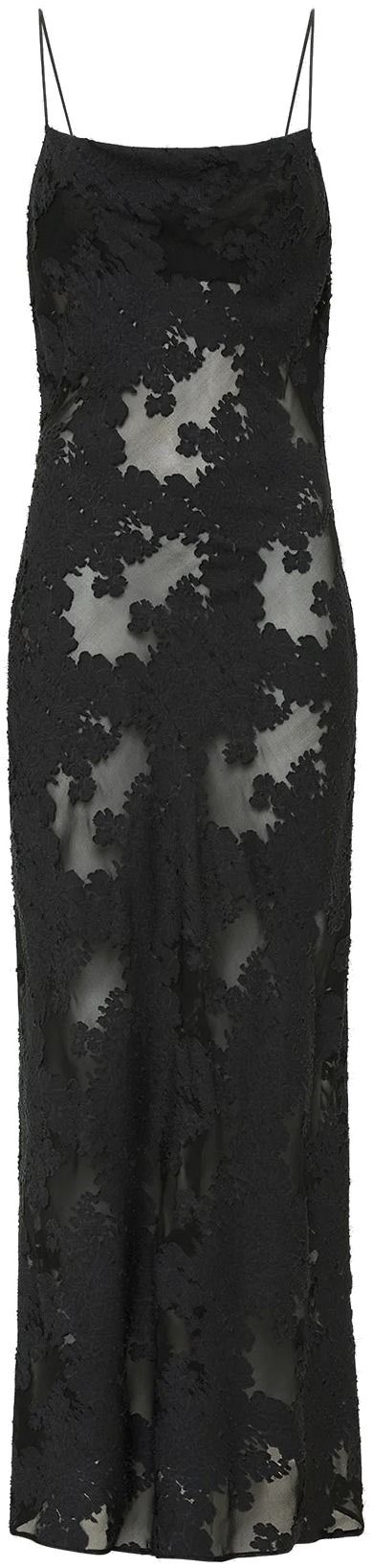 Dress (Black Sheer Floral) | style