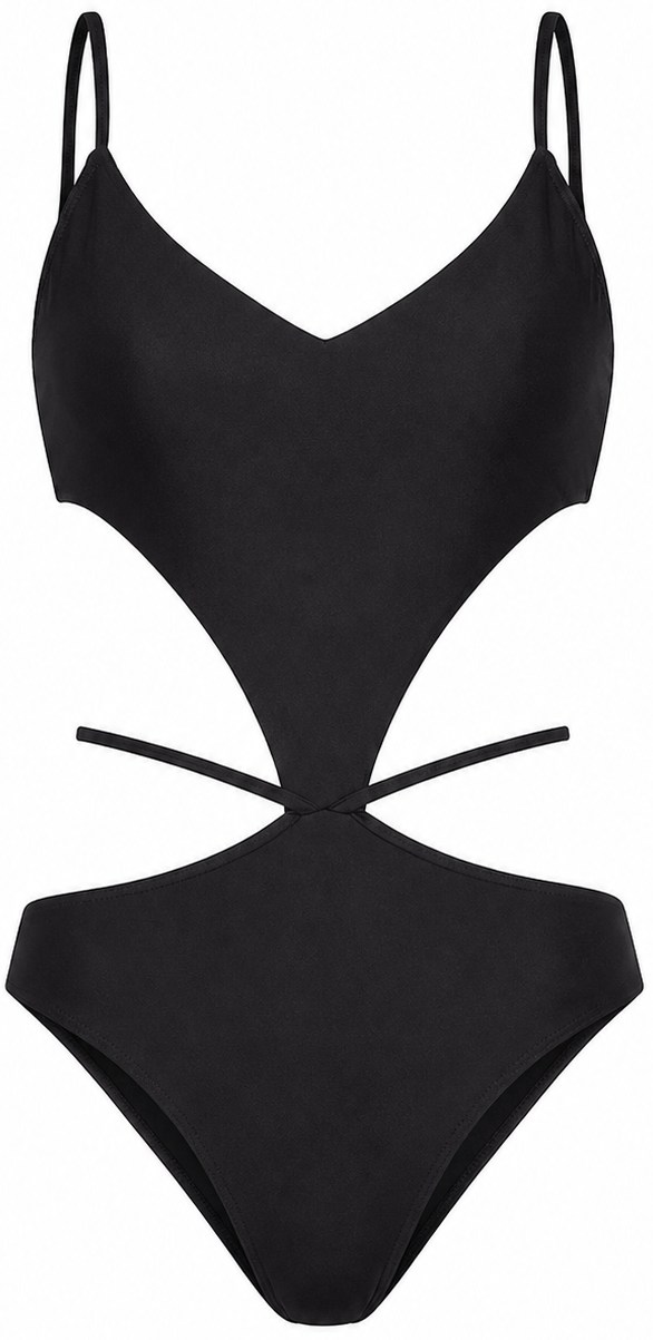 Lovers + Friends Black Fortune Swimsuit