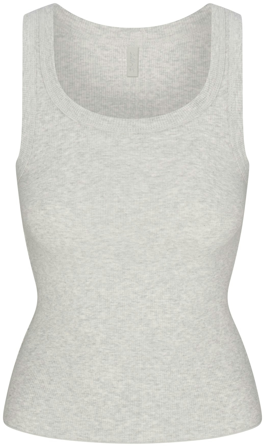 skims_cottonribtank_light_heather_grey_scoop_neck