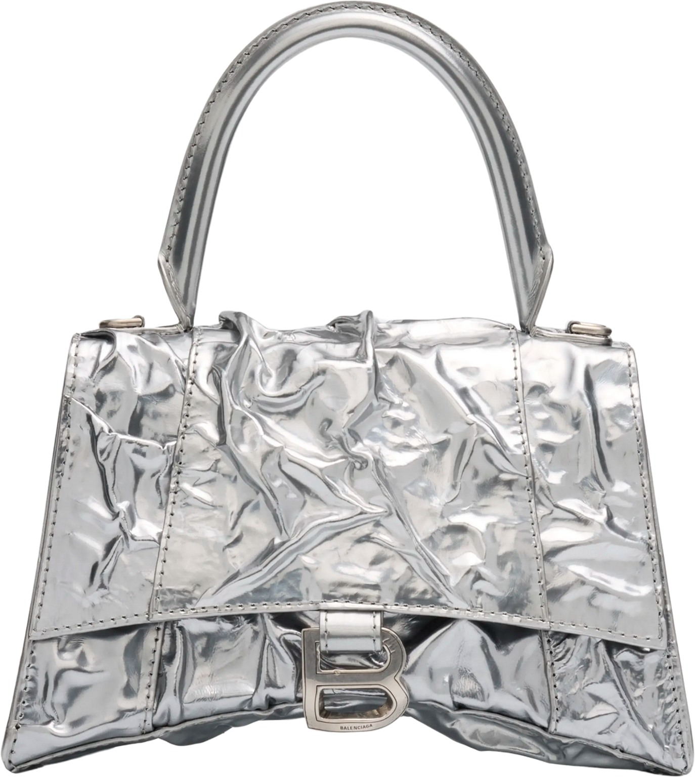 balenciaga_hourglassbag_silver_crushed