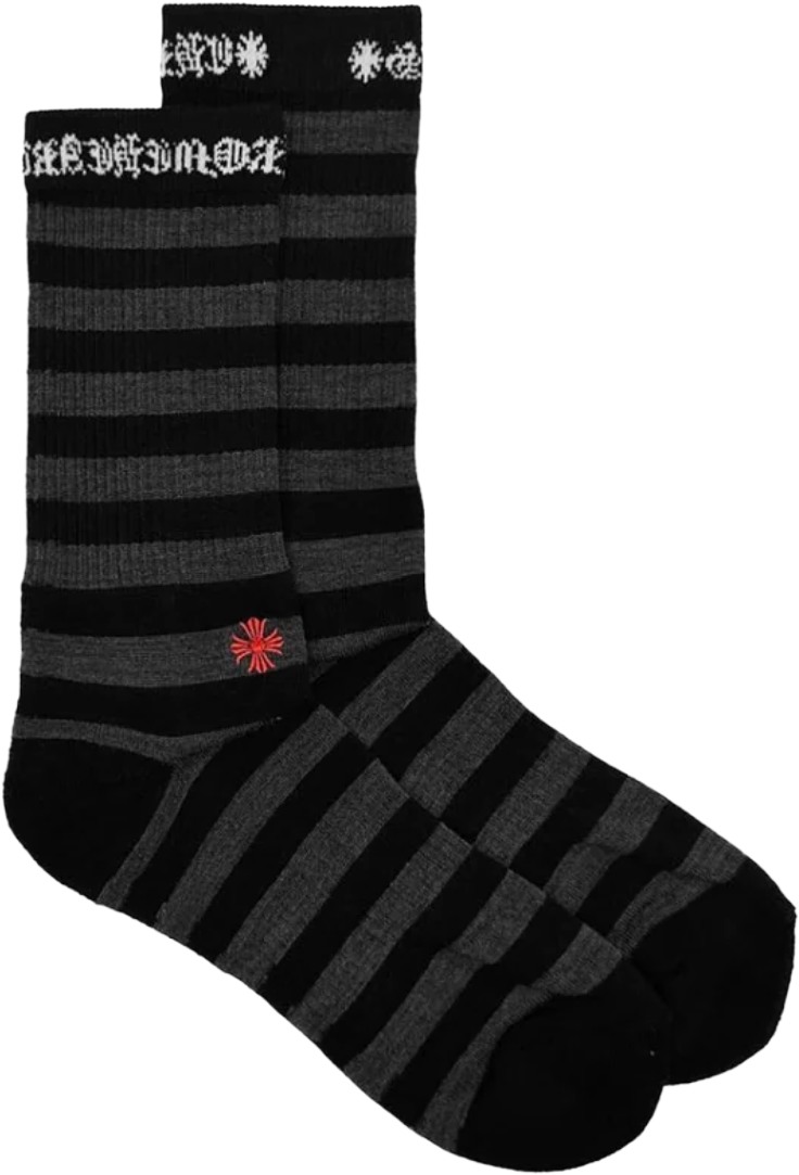 chromehearts_socks_black_striped