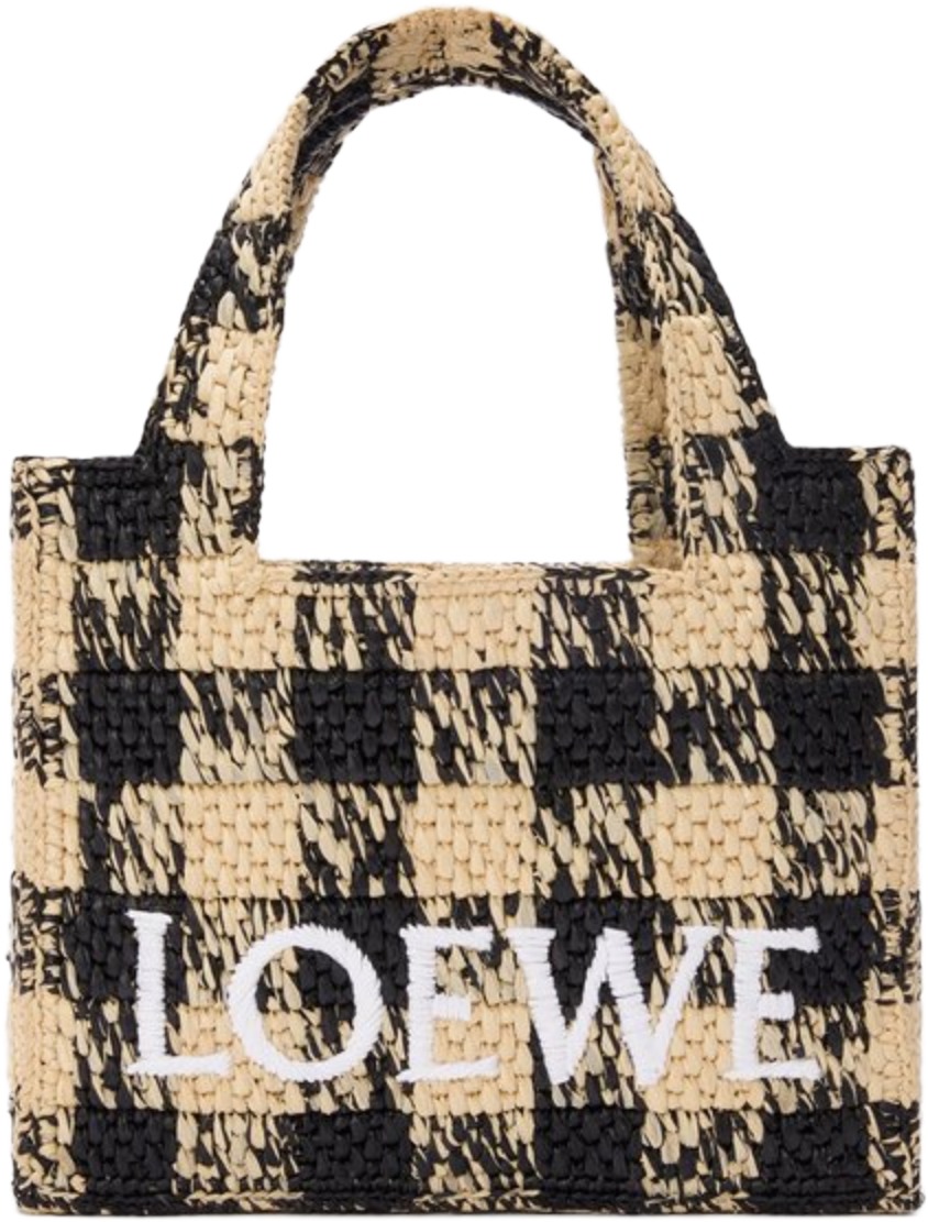 loewe_fontbag_raffia_black