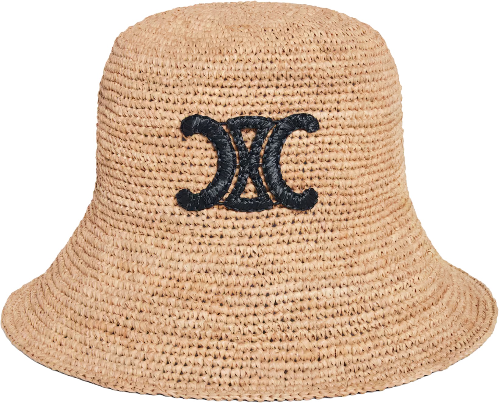 celine_triomphebuckethat_raffia