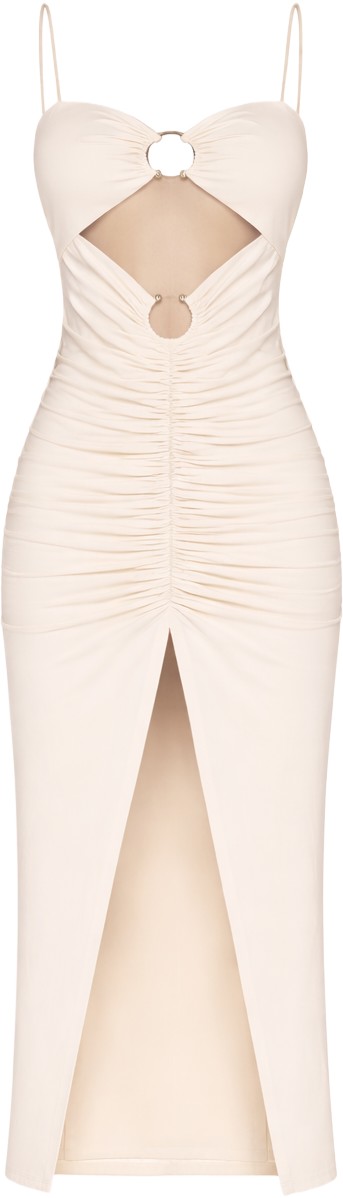 Camila Coelho Light Beige Yasmeen Dress