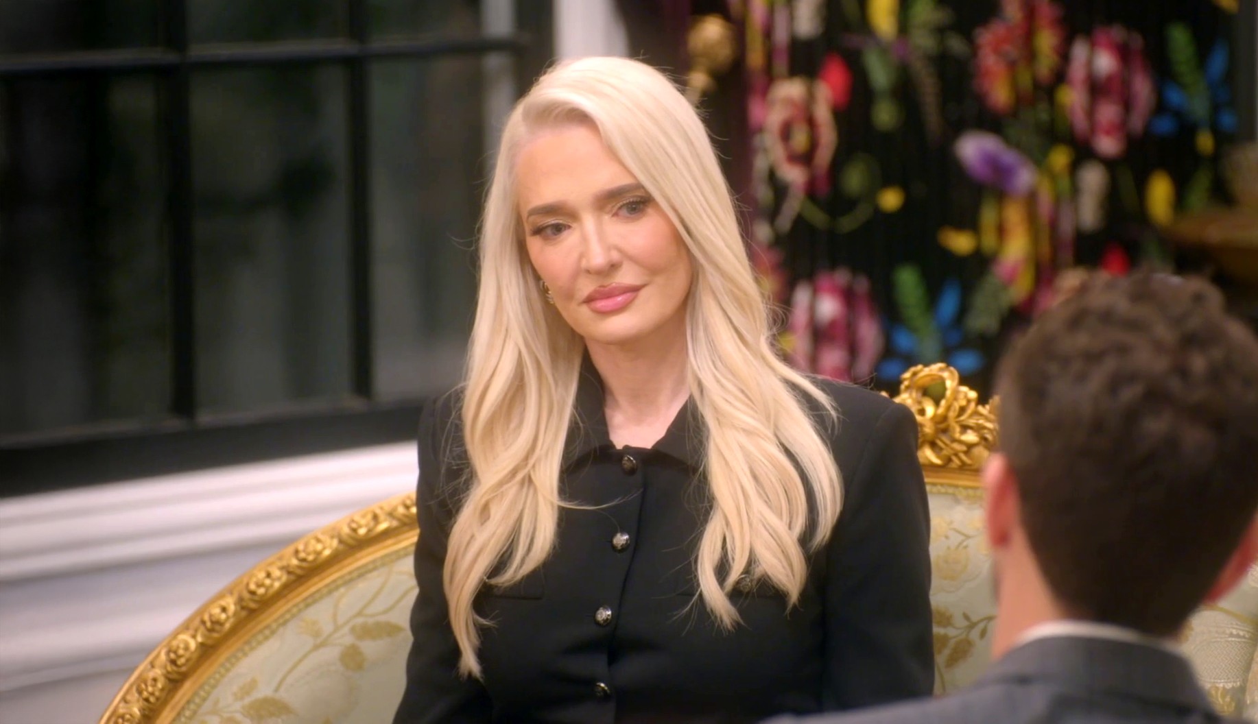 The Real Housewives of Beverly Hills Erika Jayne Black Lace Trim Set