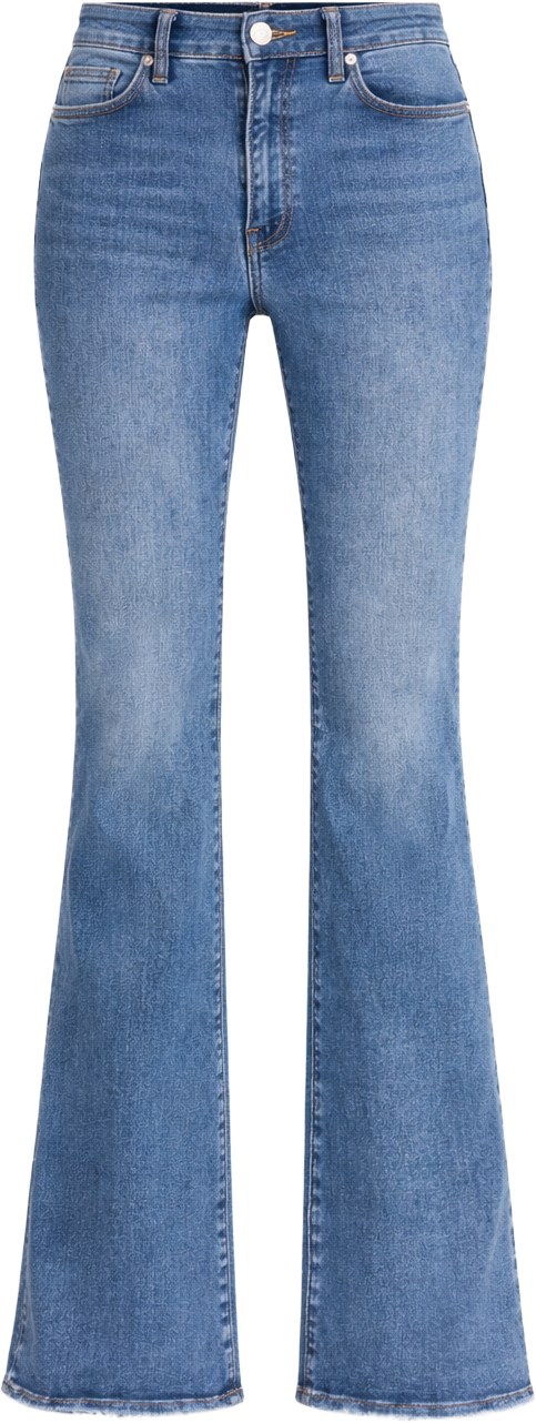 Good American Always Fits Good Flare Jeans Indigo316